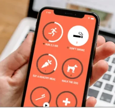 Aperçu de l'application mobile de suivi des habitudes